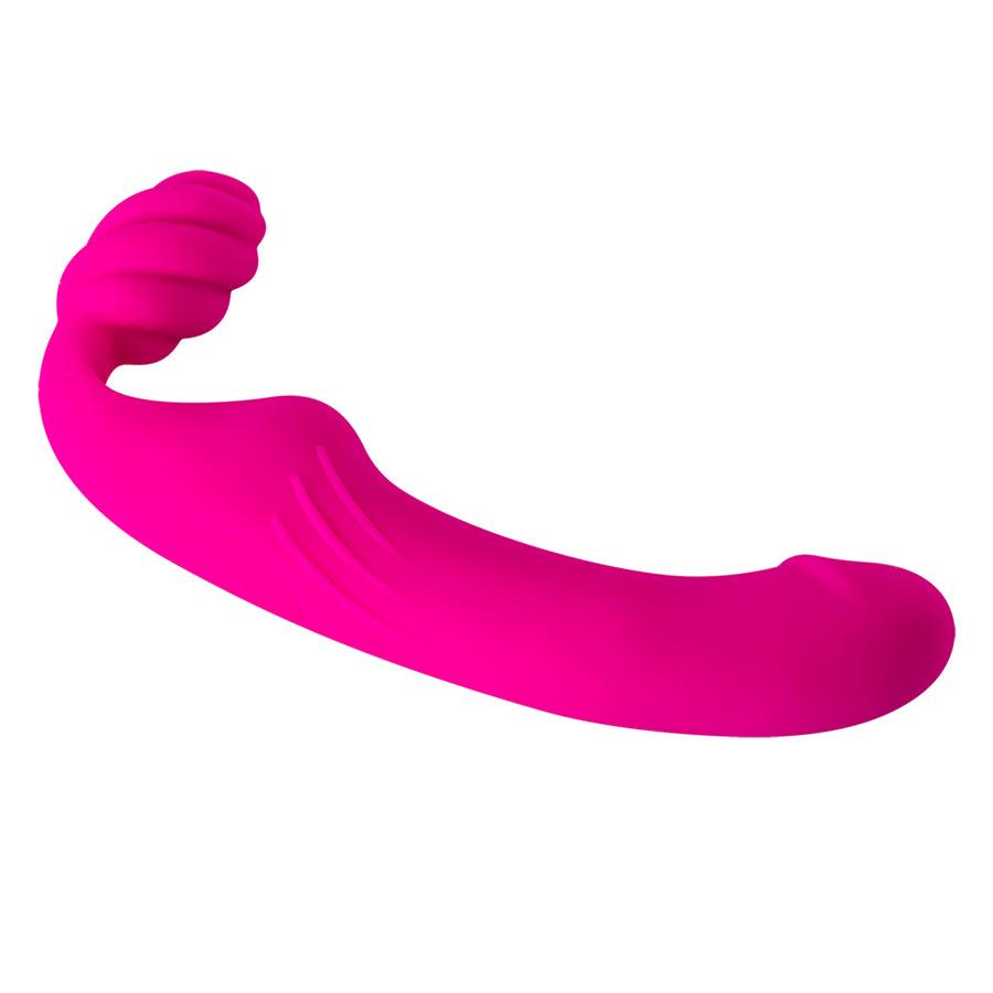 Remote Control Lesbian Strapless Strap On Dildo Vibrator – Xinghaoya