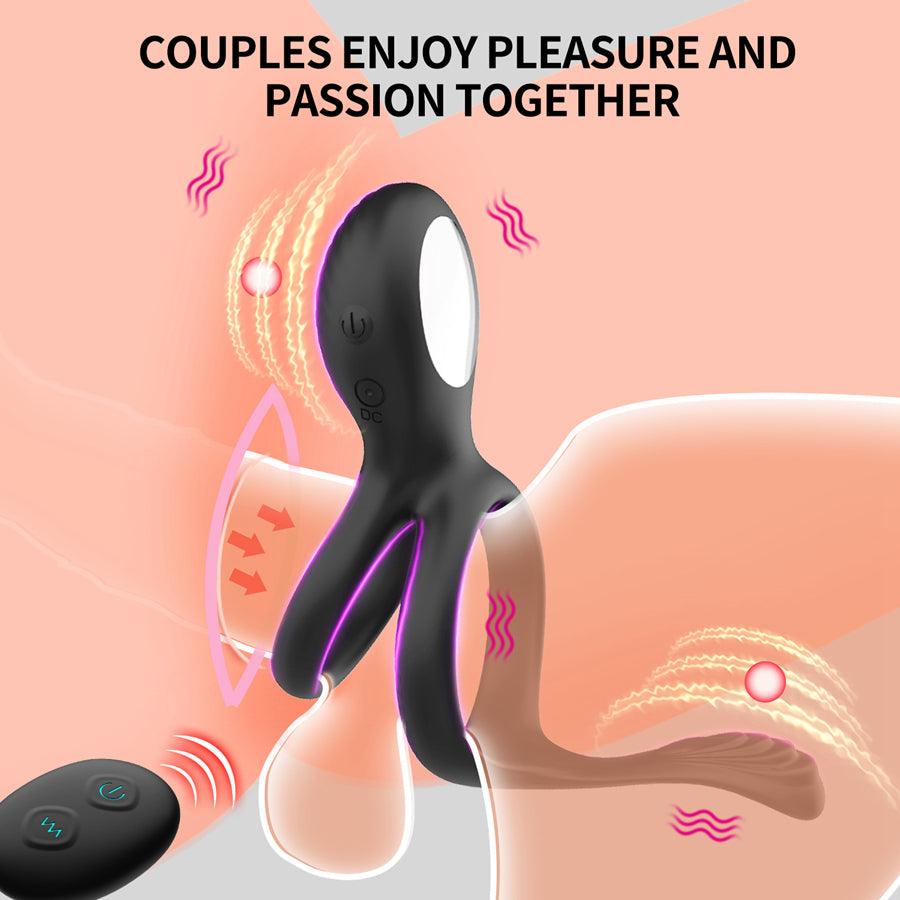 
                  
                    Remote Control Penis Ring Vibrator Sex Toy for Men Couples - xinghaoya official store
                  
                