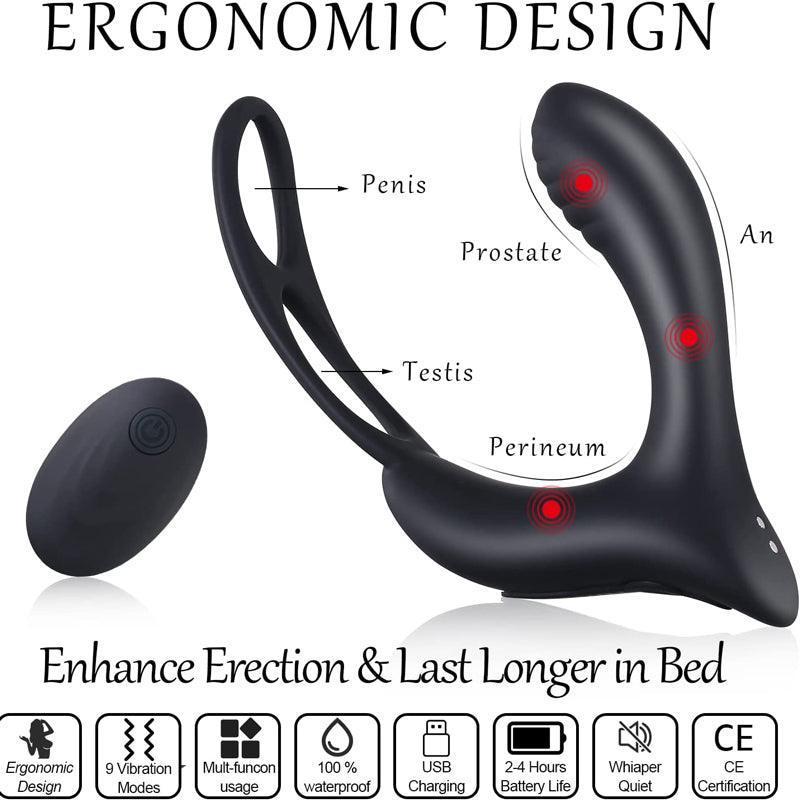 Remote Control Prostate Massager Sex Toys - xinghaoya official store