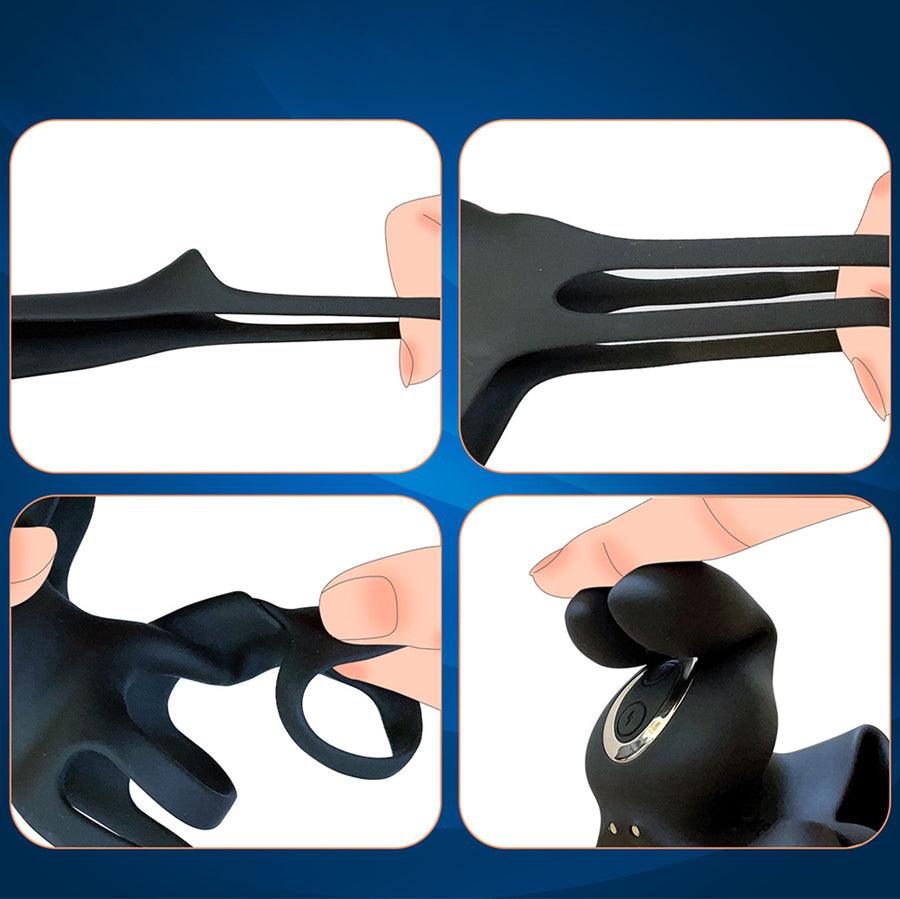 Remote Control Silicone Donkey Cock Ring – Xinghaoya