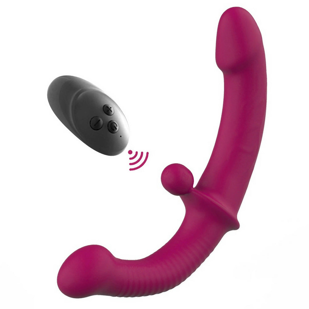 Remote Control Strapless Strap On Vibrator - xinghaoya official store