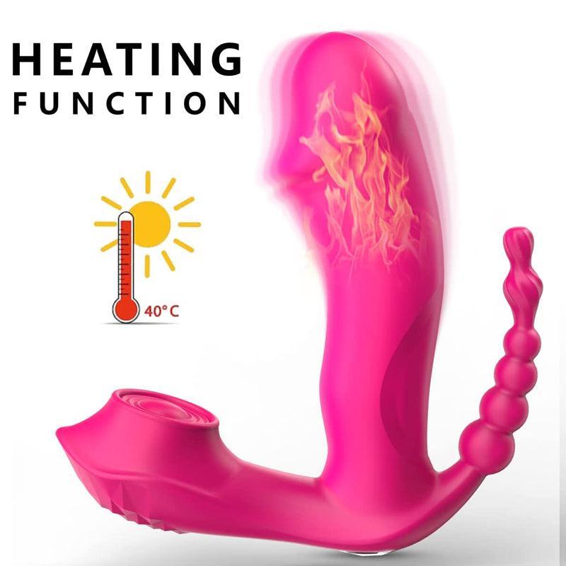 Remote Control Sucking Vibrating Panties Dildo Sex Toys for Women - xinghaoya official store