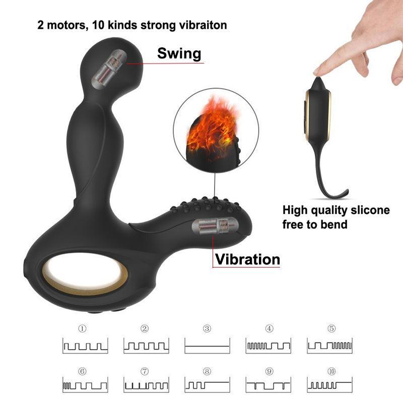 Remote Control Swing Prostate Massager - xinghaoya official store