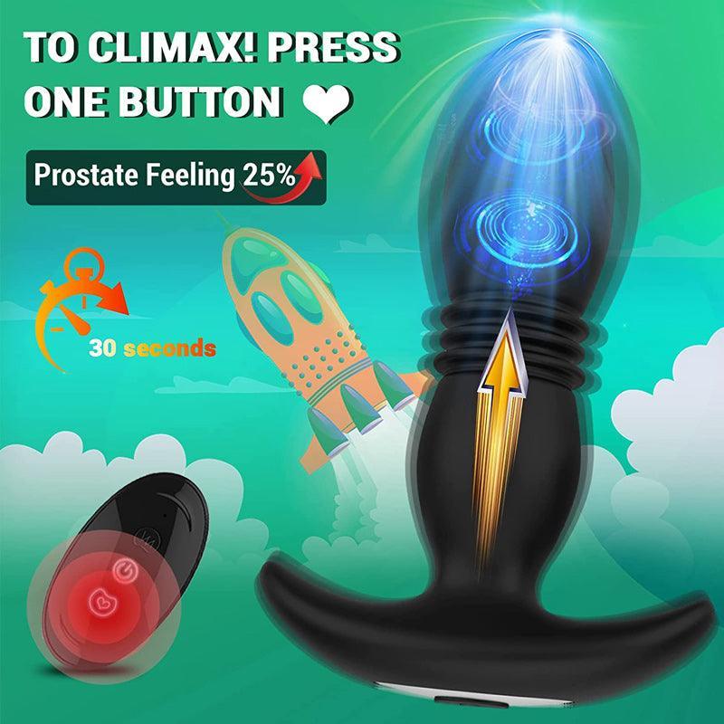 Remote Control Thrusting Anal Toys Vibrator - xinghaoya official store