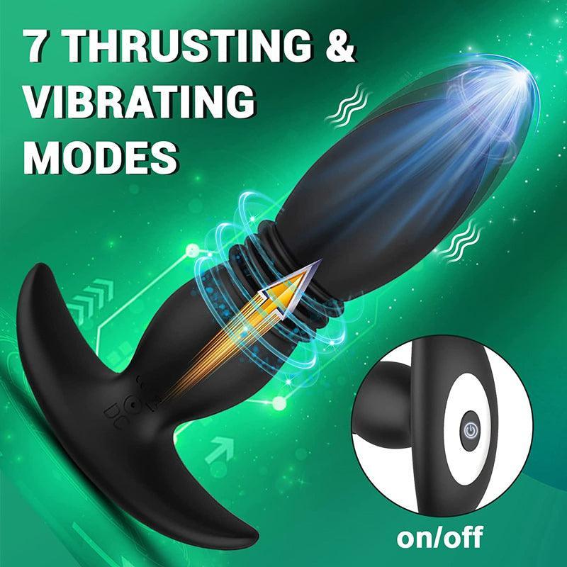 Remote Control Thrusting Anal Toys Vibrator - xinghaoya official store