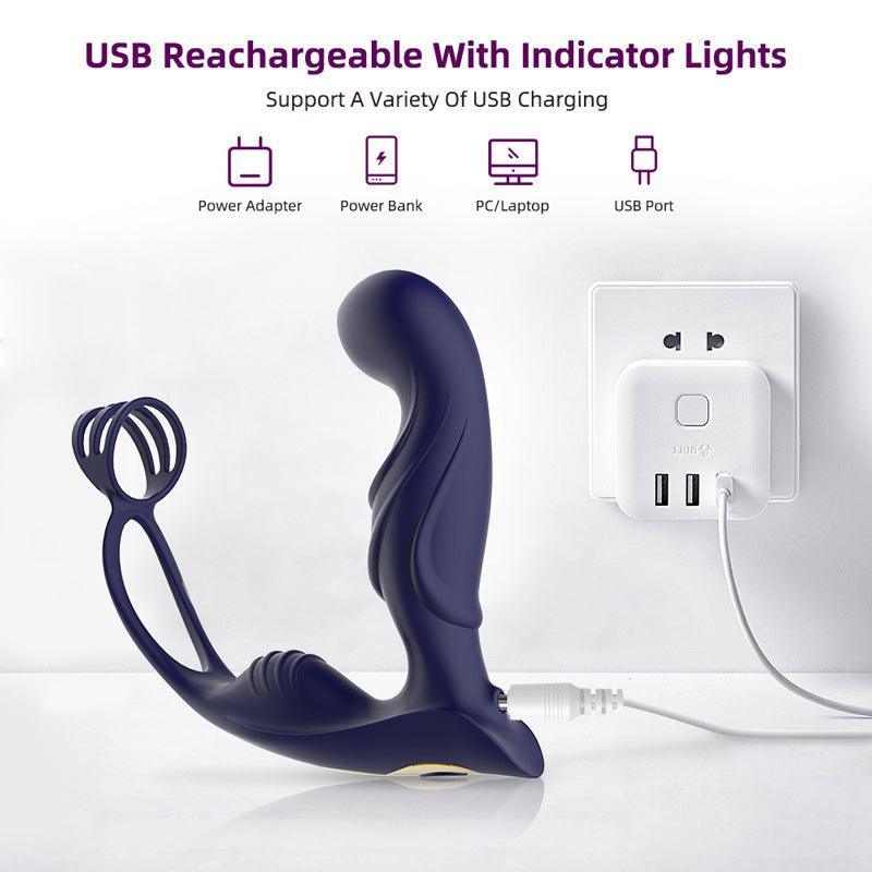 
                  
                    Remote Control Prostate Milking Massager Anal Vibrator for Men - xinghaoya official store
                  
                