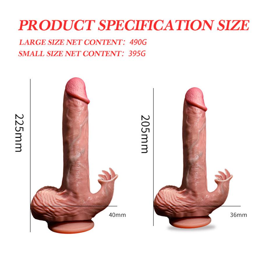 Remote Thrusting Rabbit Dildo Sex Toy