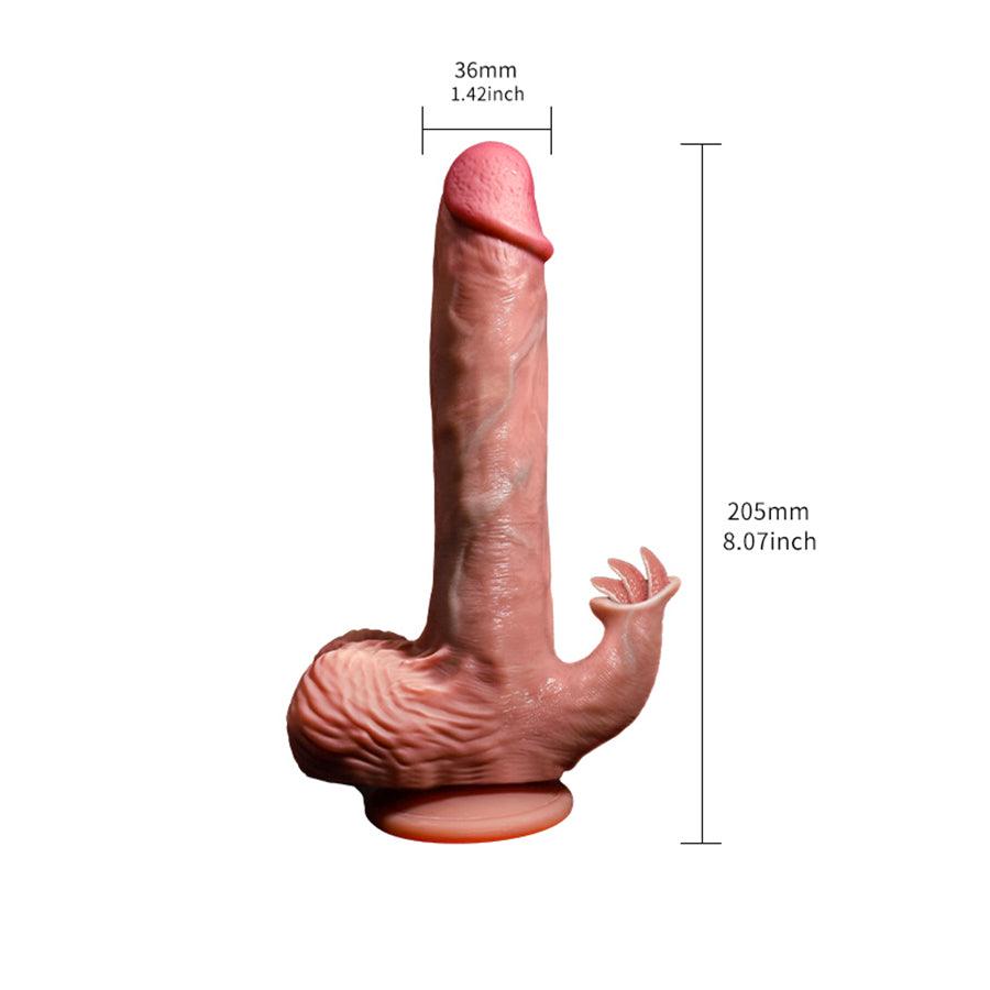 Remote Thrusting Rabbit Dildo Sex Toy