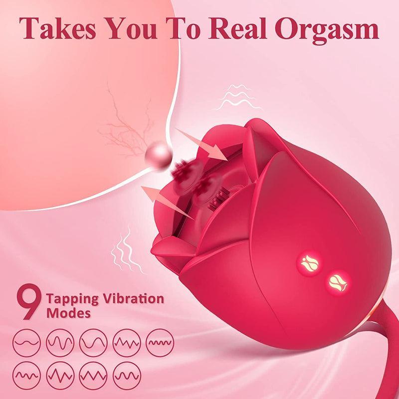 Rose Clit Stimulator Sex Toy for Woman - xinghaoya official store