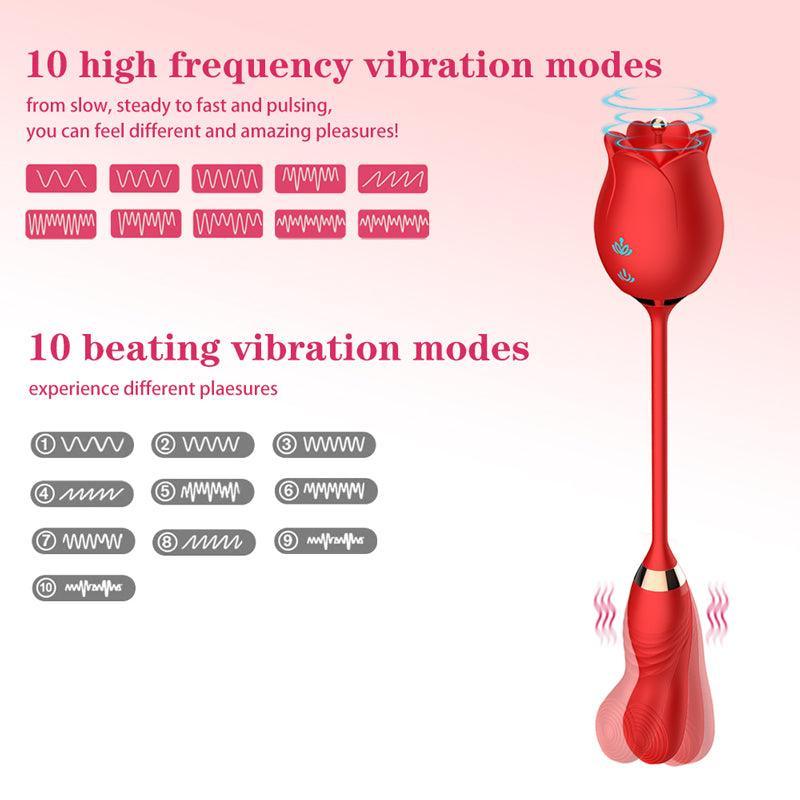 Rose Clit Vibrator Sex Toys for Women - xinghaoya official store