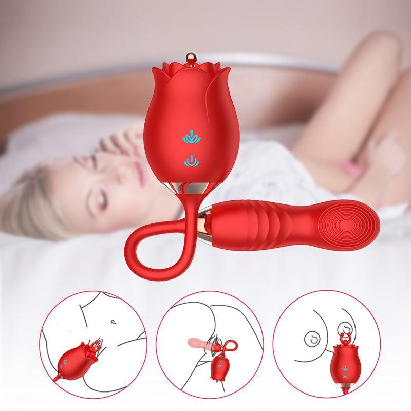 Rose Clit Vibrator Sex Toys for Women - xinghaoya official store