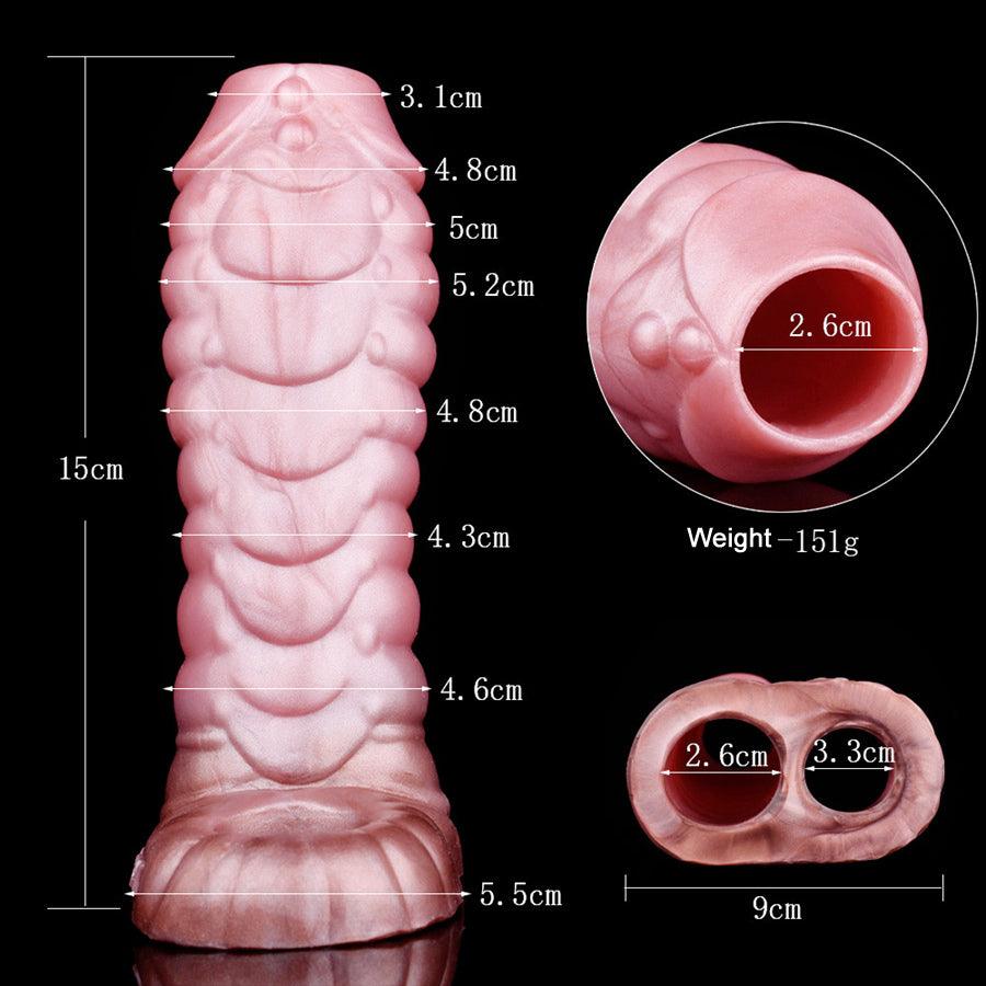 Silicone Soft Penis Girth Sleeve for Men