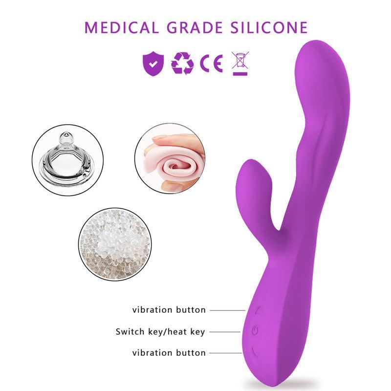 Smart Heating Rabbit Vibe Sex Toy - xinghaoya official store