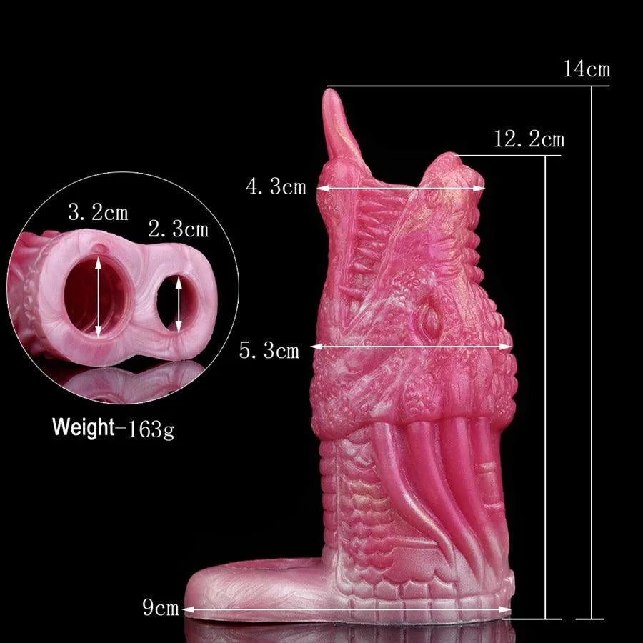 Soft Silicone Dragon Penis Sleeve Sex Toy – Xinghaoya