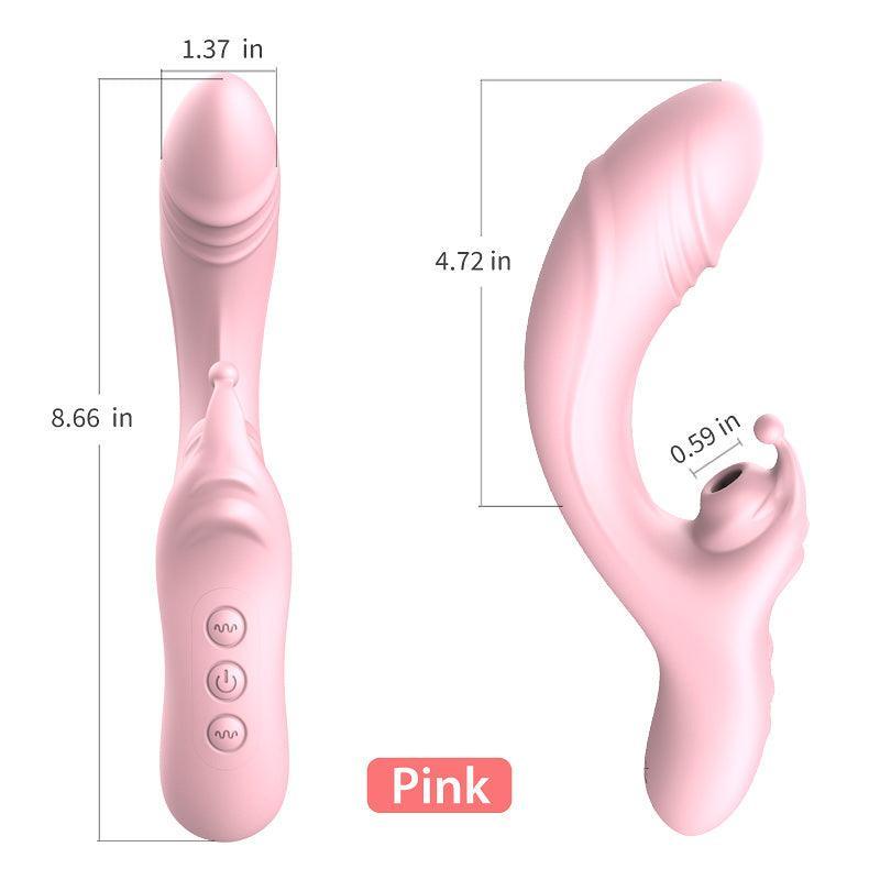 Soft Silicone Sucking G-spot Female Vibrator - xinghaoya official store