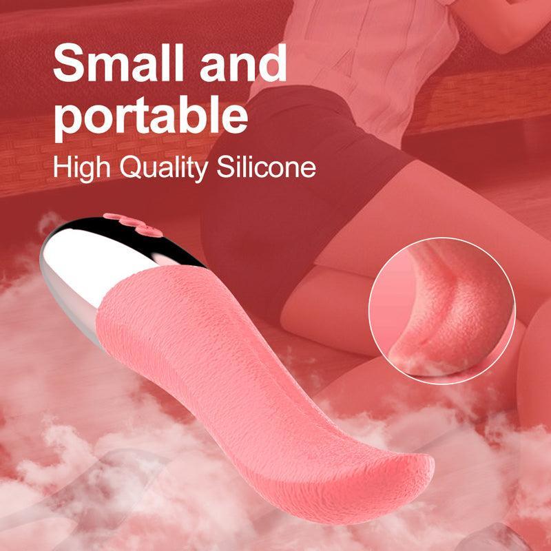 Soft Silicone Vibrating Tongue Sex Toy - xinghaoya official store