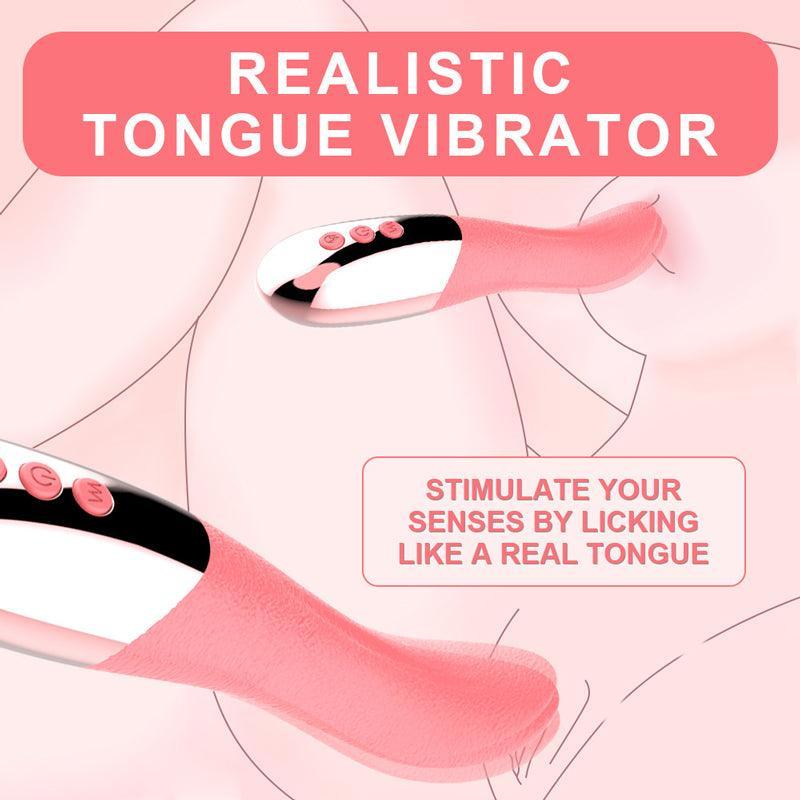 Soft Silicone Vibrating Tongue Sex Toy - xinghaoya official store