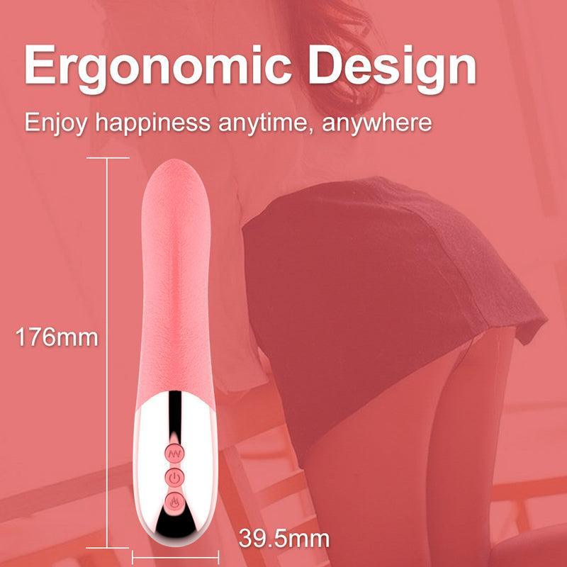 Soft Silicone Vibrating Tongue Sex Toy - xinghaoya official store