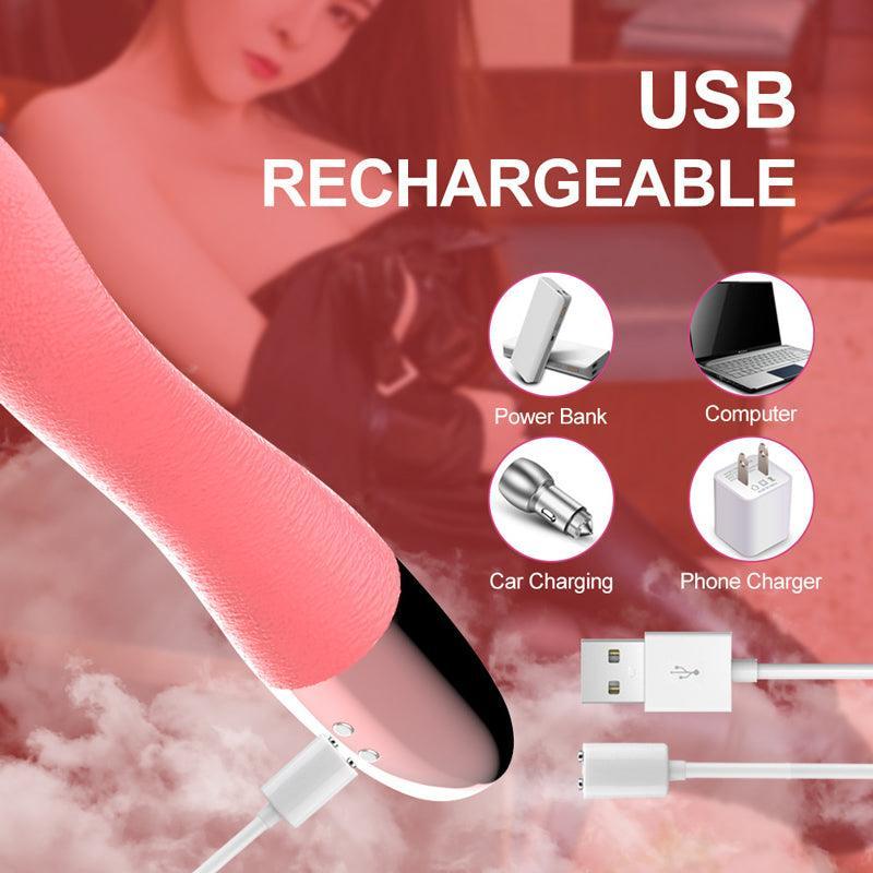 Soft Silicone Vibrating Tongue Sex Toy - xinghaoya official store