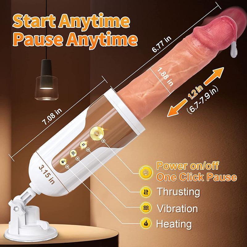 Suction Cup Dildo Fuk Machine Vibrator - xinghaoya official store