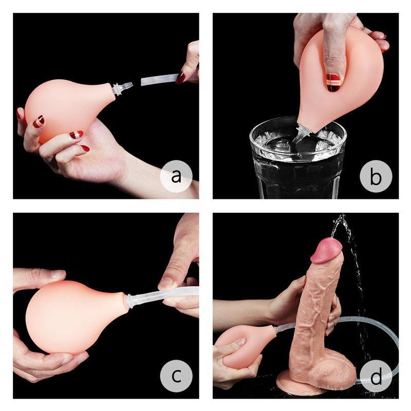 Suction Cup Squirting Dildo - xinghaoya official store