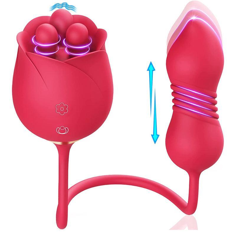 The Rose Sexual Toy Clit Vibrator for Women - xinghaoya official store