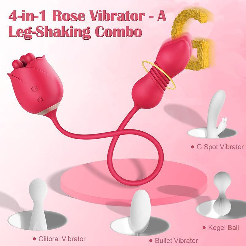 The Rose Sexual Toy Clit Vibrator for Women - xinghaoya official store