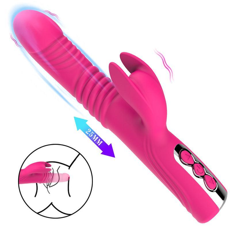 Thrusting Dildo Rabbit Vibrator for Women - xinghaoya official store