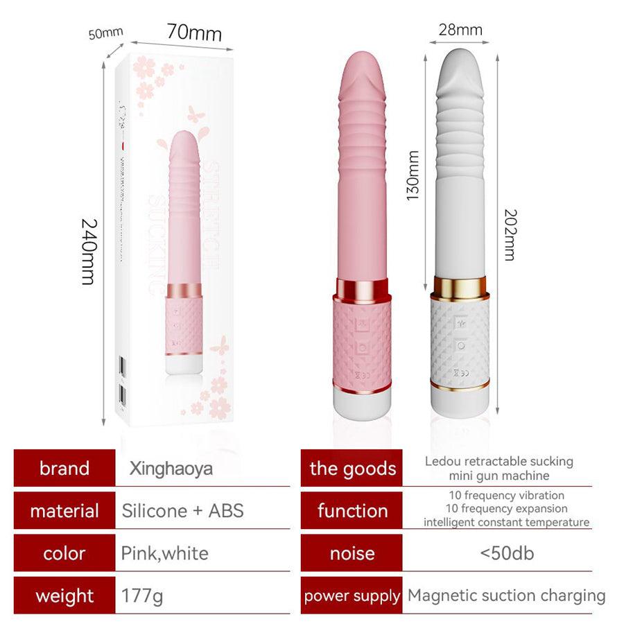 Thrusting Dildo Vibrator With Clit Sucker - xinghaoya official store