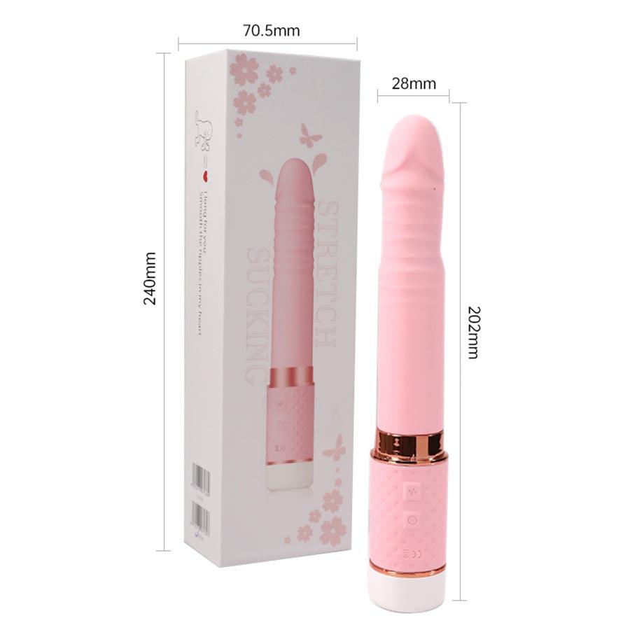 Thrusting Dildo Vibrator With Clit Sucker – Xinghaoya