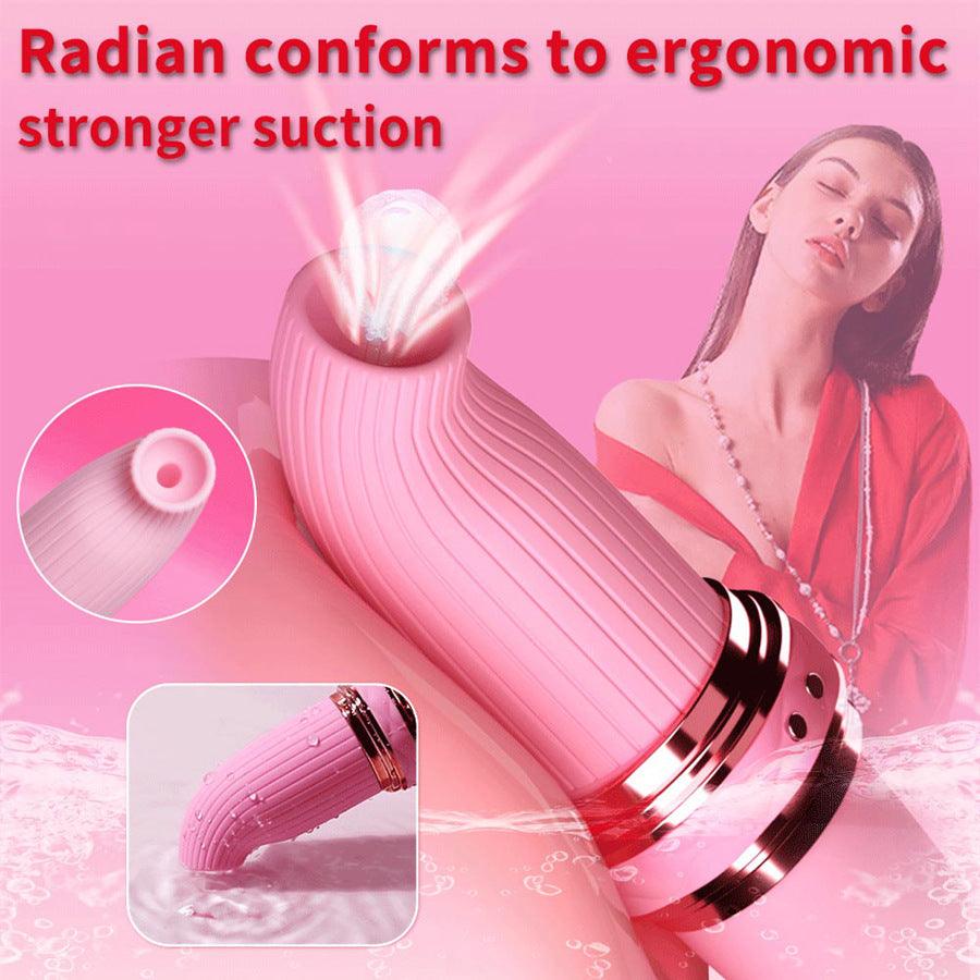 Thrusting Dildo Vibrator With Clit Sucker - xinghaoya official store