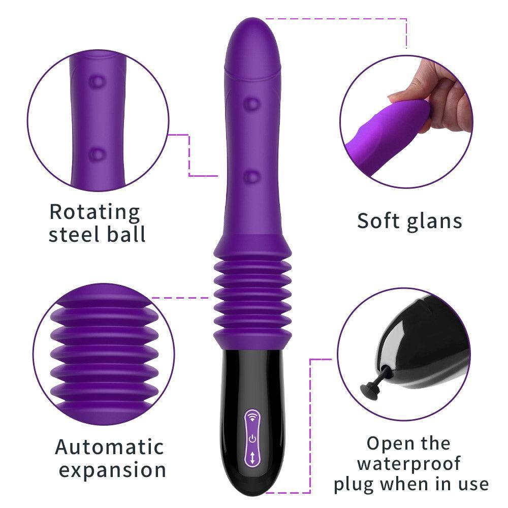 Thrusting Dildo Vibrator with Remote Control - xinghaoya official store