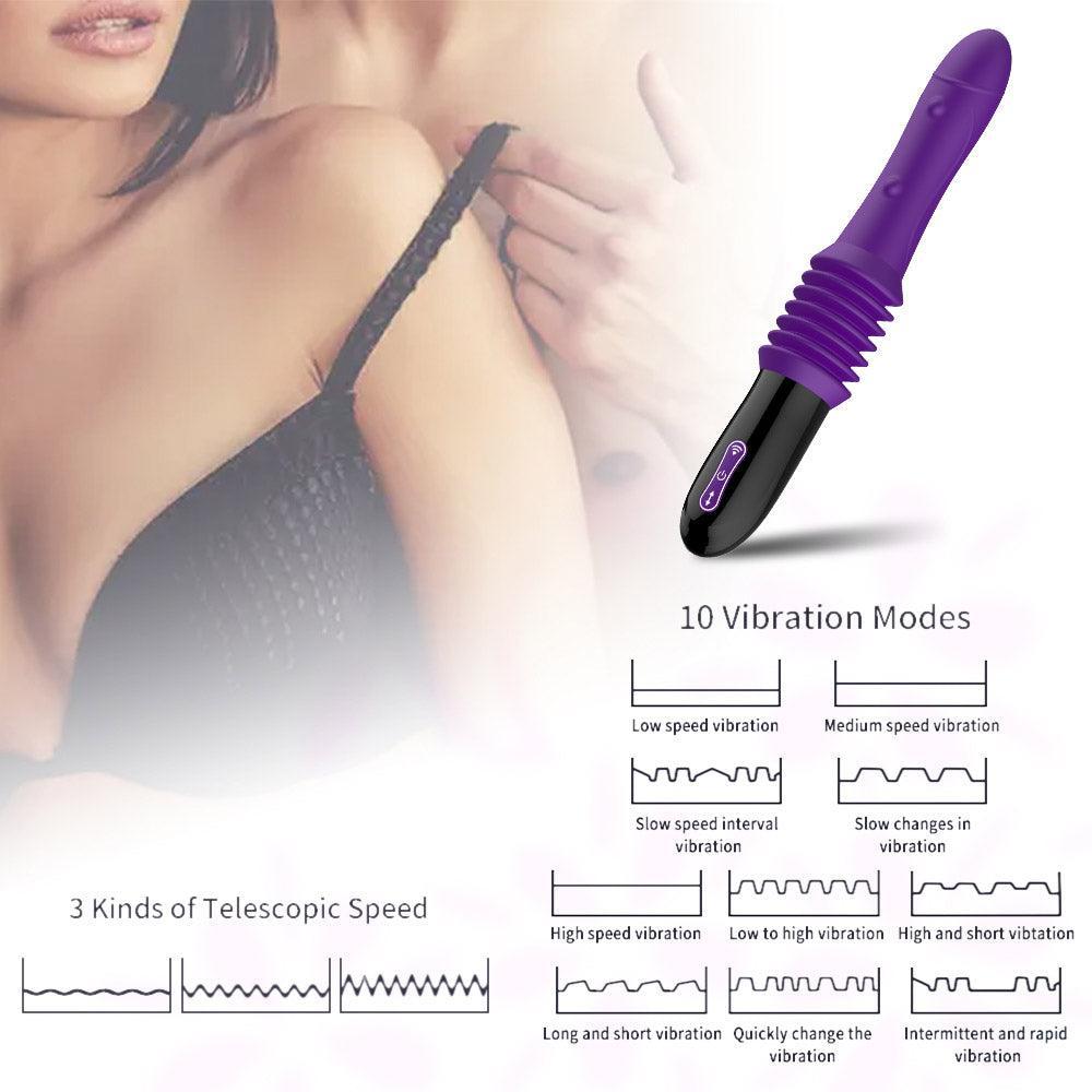 Thrusting Dildo Vibrator with Remote Control - xinghaoya official store