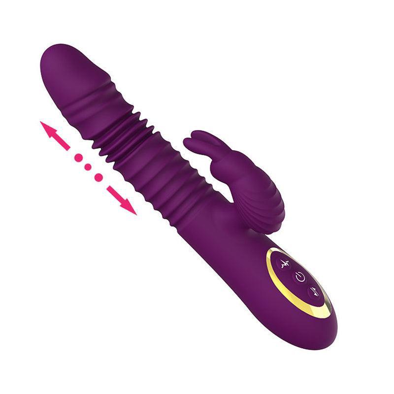 Thrusting Dildoe Rabbit Vibrator for Women - xinghaoya official store