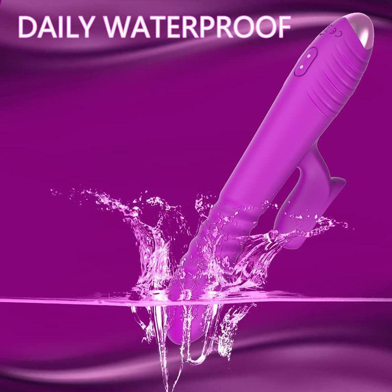 Thrusting Rabbit Vibrator Sexual Toy for Women - xinghaoya official store