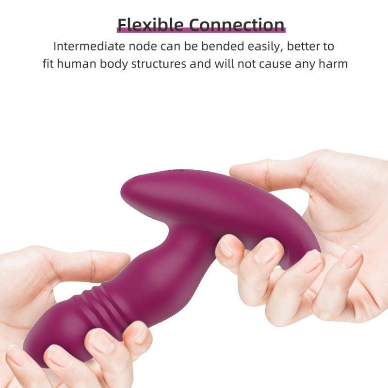 Thrusting Vibrating Butt Plug Sex Toys - xinghaoya official store