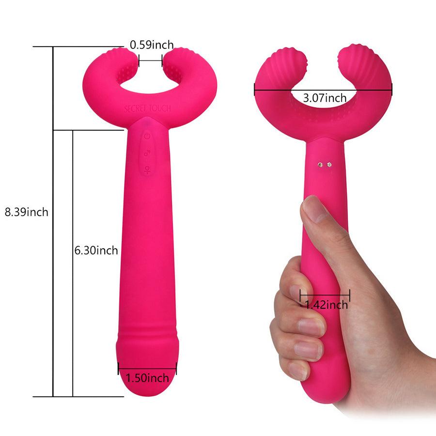 Triple Adult G-spot Vibrator Sex Toys for Women Couples - xinghaoya official store