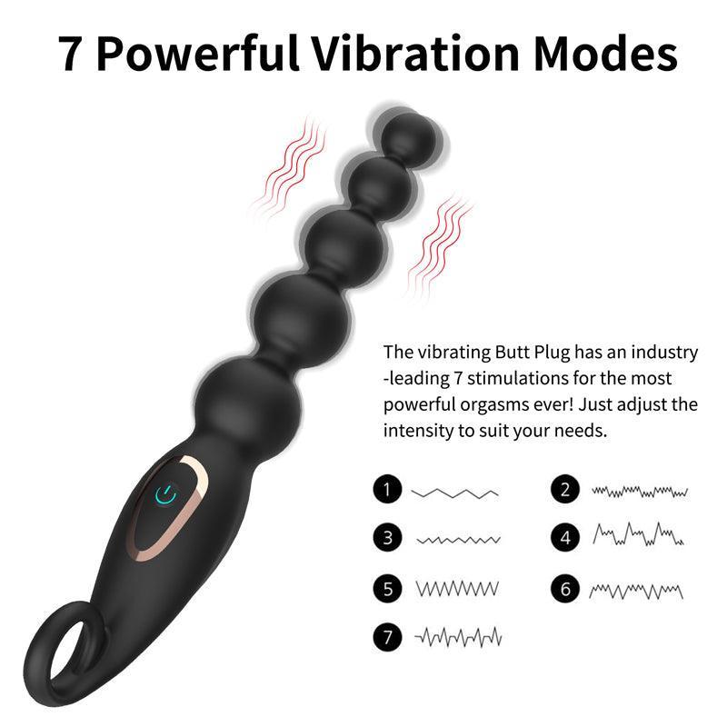 Vibrating Anal Beads Vibrator Sex Toys - xinghaoya official store