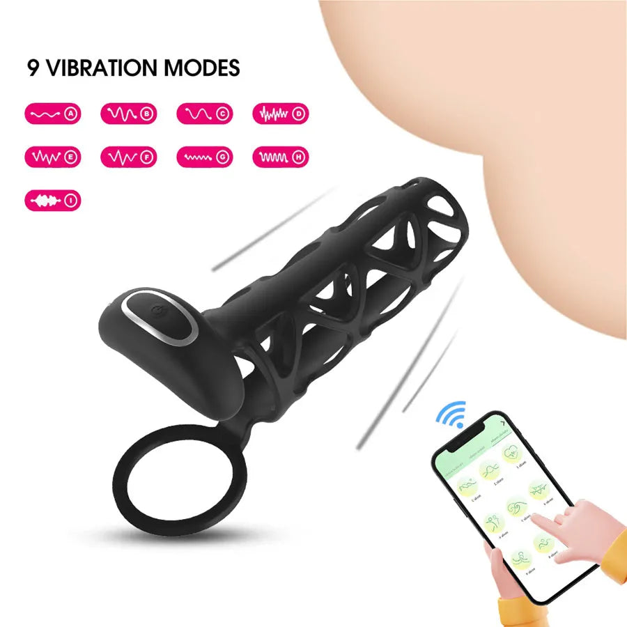 vibrating penis sleeve