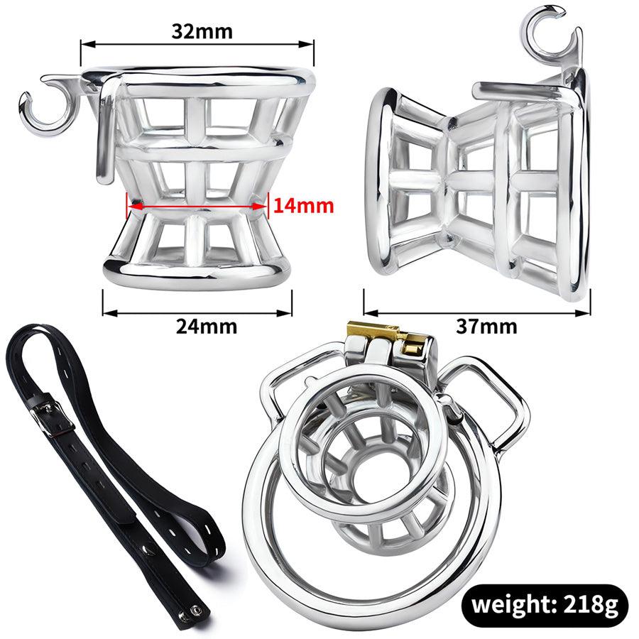 Wearable Steel Chastity Belt Cage for Couples – Xinghaoya