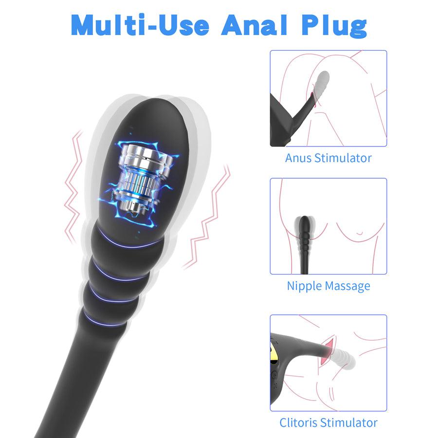 Wireless Remote Control Cock Ring Vibrator Sex Toys for Men Couples - xinghaoya official store